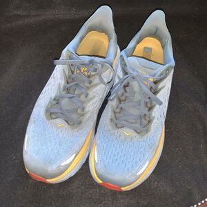 Hoka One One Clifton 8  GBMS Running Shoes Mens 10.5 Goblin Blue S34x22, V655,